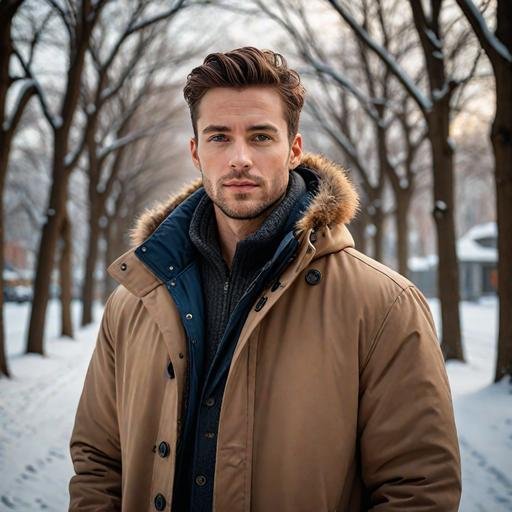 Большой ассортимент мужских пуховиков в известном интернет-магазине